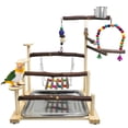 thumbnail image 1 of Soporte para parque infantil Kathson Wood Bird con escalera y columpio, 37 x 24 x 43 cm, 1 of 7