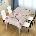 thumbnail image 6 of GZHJMY Beautiful Sakura Flower Tablecloth Durable Square Table Cloth Waterproof Stain Proof Camping Tablecloths for Outdoor Picnic Family Dinner Restaurant 60 x 60 Inch Home Decor, 6 of 7