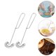 thumbnail image 2 of batidores de mano de acero inoxidable con resorte y espiral para huevos, utensilios de cocina manuales., 2 of 8