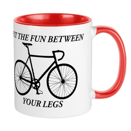 

CafePress - PUT THE FUN BETWEEN YOUR LEGS Mugs - Ceramic Coffee Tea Novelty Mug Cup 11 oz