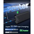 thumbnail image 2 of Power Bank RONEGN de 40000 mAh, carga rápida USB-C de 22,5 W, 2 of 7