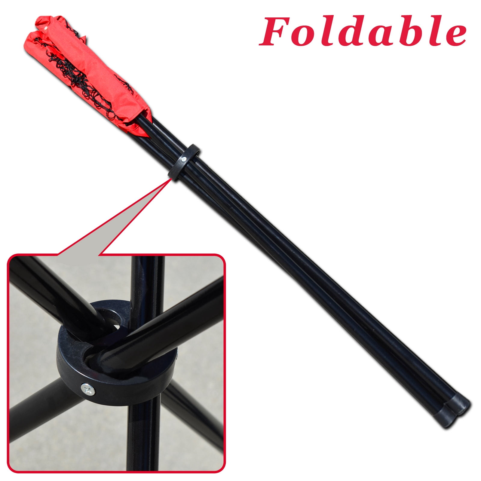 Strong Camel Portable Batting Practice Baseball Softball Ball Holder Caddy Tripod Style Stand