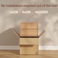 thumbnail image 4 of Muwuele Solid Wood Nightstand, 2 Drawers Nightstand, Mid Century Modern Night Stand, Dorm Bedside Table for Bedroom, Living Room, Natural, 4 of 9