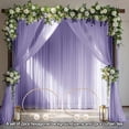 thumbnail image 4 of Bgsha Elegant Voile Tulle Curtains Set for Weddings and Events 2PCS with Buckles, 4 of 8