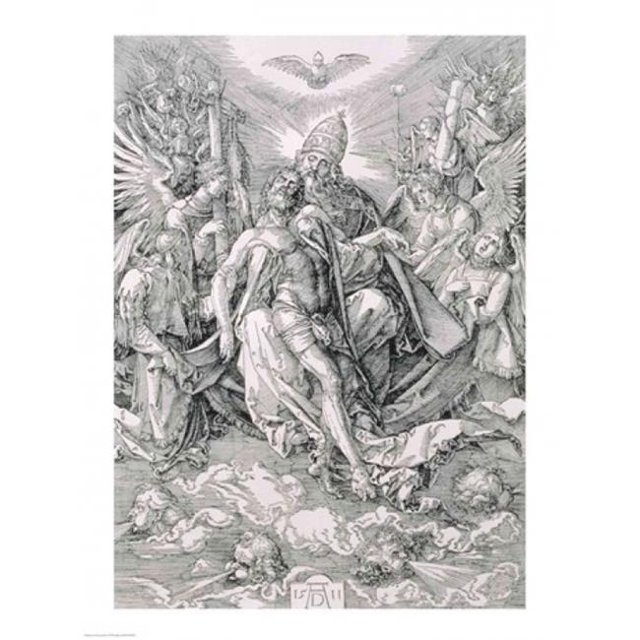 The Holy Trinity Poster Print by Albrecht Durer - 24 x 36 in. - Large