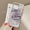 thumbnail image 1 of Cute Black Cat Phone Case For iPhone 11 Case iPhone 16 13 15 12 14 Pro Max Vortex Pattern Cartoon Animals Soft Shockproof Cover, 1 of 10