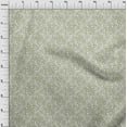 thumbnail image 3 of oneOone Cotton Poplin Olive Green Fabric Flower Artistic Fabric For Sewing Print Craft Fabric By The Yard 42 Inches Wide, 3 of 4