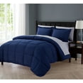 thumbnail image 2 of VCNY Home Lincoln 7-Piece Navy/Grey Solid Color Reversible Bed in a Bag, Queen, Adult, Unisex, 2 of 9