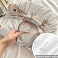 thumbnail image 4 of Twin Sze Fitted Sheet Set - Bunny Flower 2 Piece Bedding Sets 16" Deep Pocket Fitted Sheet with 1 Pillowcase, Farmhouse Rabbit Plant Pastoral Fruit Brushed Microfiber Hotel Luxury Bed Sheets, 4 of 9