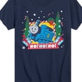 thumbnail image 3 of Thomas & Friends - Thomas Ho Ho Ho - Youth and Toddler Short Sleeve Graphic T-Shirt, 3 of 5
