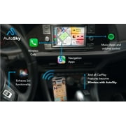AutoSky Wireless Seamless Conversion CarPlay Adapter, Black