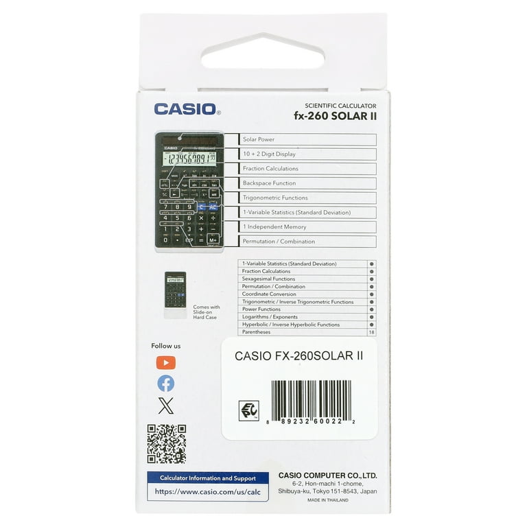 Casio fx 260 solar walmart online