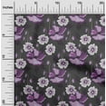 thumbnail image 2 of oneOone Cotton Cambric Purple Fabric Floral Retro Sewing Fabric By The Yard Printed Diy Clothing Sewing Supplies 42 Inch Wide, 2 of 5