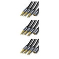 thumbnail image 2 of Wisewang 3.5mm for Jack Splitter Cable Cord Audio Adapter Multipurpose Optical MP4 Speaker Player Wire Notebook Headset Connector Female to 3 Female 3Set, 2 of 6
