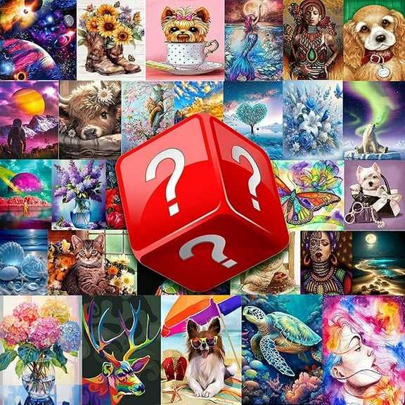 Diamond Art Kits for Adults 5D Diamond Painting Kits for Adults DIY Full Round Drill Carton Diamond Art Pictures for Home Wall Decoration(11.8x15.7 inch)