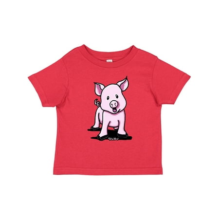 

Inktastic Screaming Piggie Gift Toddler Boy or Toddler Girl T-Shirt