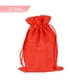 thumbnail image 3 of Bolsas de Yute Uxcell con Cordón, Sacos de Favor, Bolsas de Joyería para Regalos, Rojo Brillante, 3 of 7
