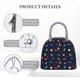 thumbnail image 4 of Balery Space Dinosaur Bolsa de Almuerzo para Mujeres, Caja de Almuerzo, Bolsa de Almuerzo Pequeña Impermeable, Tote de Almuerzo Reutilizable con Gran Capacidad, 4 of 6