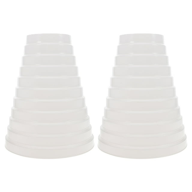 USHOBE 2Pcs Dryer Vent Increaser PVC Duct Reducer Bathroom Exhaust Fans Connection Kitchen