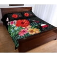 thumbnail image 4 of Juego de cama Hawai - Mapa de Hawai Funda Doona Hibiscus, 4 of 5