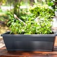 thumbnail image 5 of Hariumiu Garden Large Capacity Vegetable Planter Flower Pot, Drain Hole Design Rectangular Pot Sill Planter Box Garden Supplies, 5 of 13
