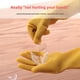 thumbnail image 5 of Guantes de goma para cocina al por mayor, guantes de látex para lavar platos, guantes para el hogar engrosados, impermeables, de látex con leche, tendones que ahorran mano de obra, 5 of 5