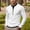 (Fashion 100)White, variant on Aimik Men's Layered Quarter Zip Sweatshirt Ribbed Knit Contrast Collar Trim Soft Warm Smart Casual Golf Top