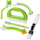 thumbnail image 1 of Juego de 6 cepillos para lechada de azulejos, cepillo limpiador de lechada de azulejos, para baño, cocina, suelo y hogar (verde) | JUNJUN, 1 of 5