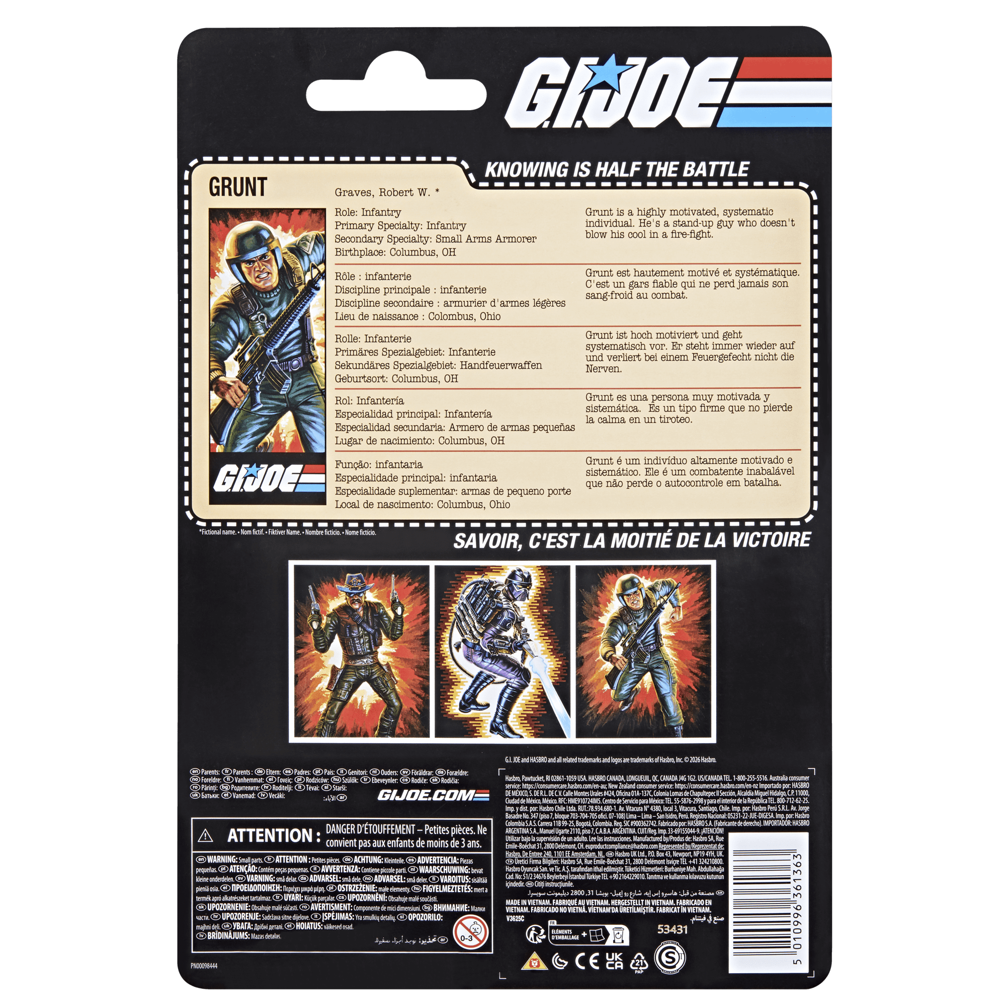 G.I. Joe Classified Series Retro Cardback Robert 
