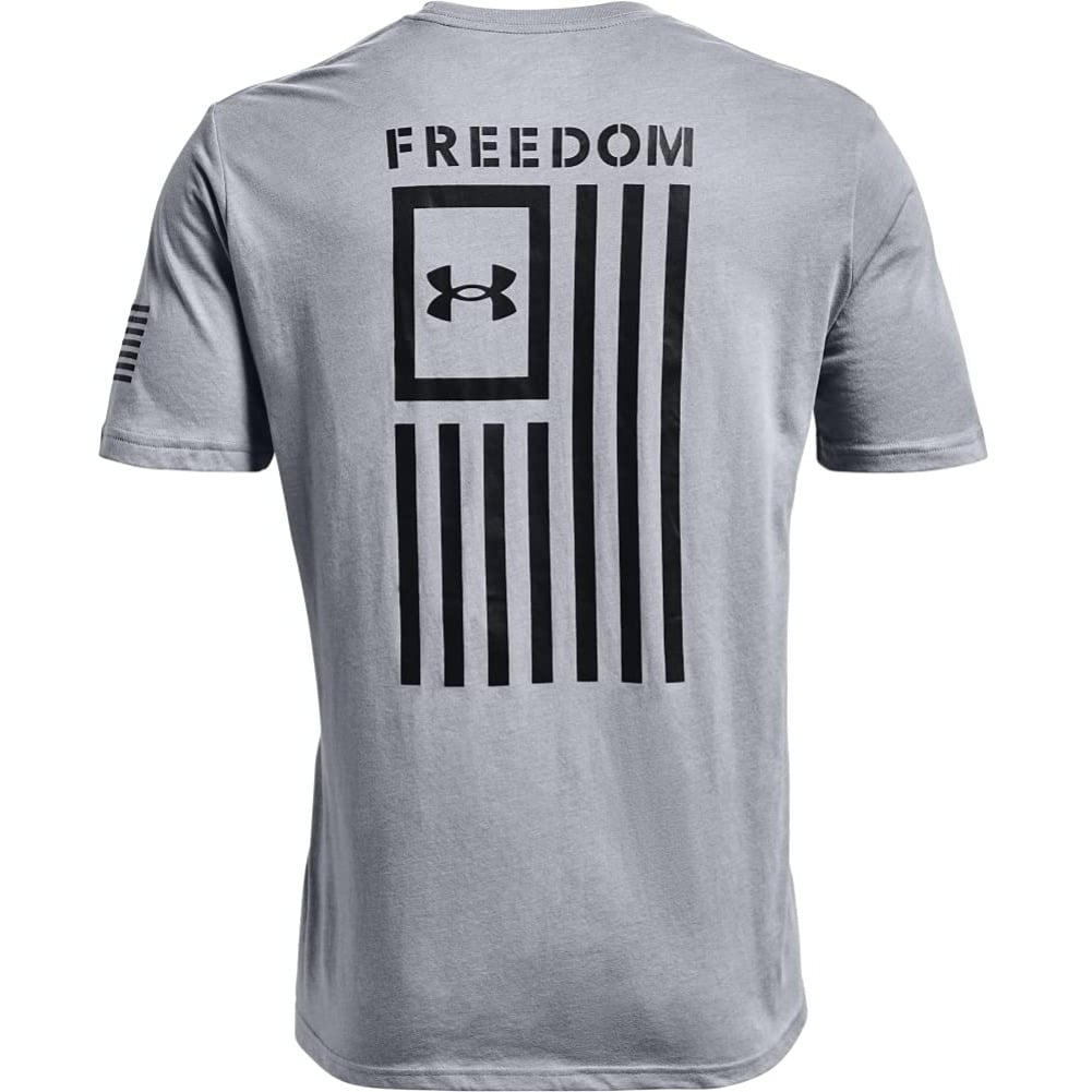 Under Armour 1370810391LG New Freedom Flag Marine OD Green Size LG Mens  T-Shirt 