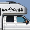 thumbnail image 2 of 2pcs Car Automatic Decal Sticker Car Side Door Sticker Car Sticker Mountain Decal Tree Forest Vinyl Graphic Kit For Camper Rv Trailer, 2 of 3