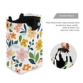 thumbnail image 3 of Yayeee Freestanding Laundry Hamper with Handle Collapsible Large Storage Basket for Clothes, Retro Yellow Floral, 3 of 7