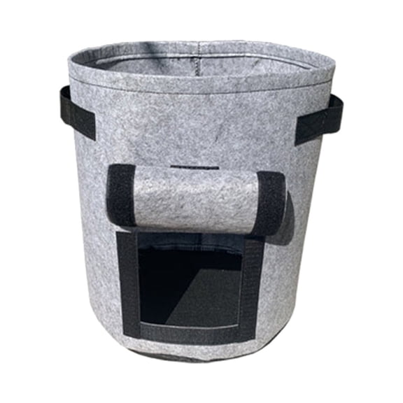 VerPetridure Sweet Potato Planter Bag 25x30cm GreyPlanter Bags Nonwoven Garden Bag Vegetable Potato Planting Bags Pot