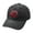 Black, variant on Adjustable Wash Cotton Baseball Caps with Bowknot Cherry Design Sun Protective Headwear for Women Girl Outdoor Activity