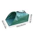 thumbnail image 3 of 53 Gallon Leaf Collector Leaf Scoop,Foldable Yard Waste Bag,Large Lawn Bags Leaf Bags,Heavy Leaf Pick Up Tools Leaf Loader,Reusable Yard Garden Bags For Leaves Lawn Trash, 3 of 6