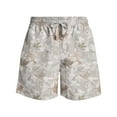 thumbnail image 3 of Ynynloco Men's Cargo Shorts Drawstring Casual Cotton Relaxed Fit Multi-Pockets Elastic Waist Camo Shorts, 3 of 4