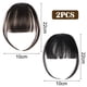 thumbnail image 2 of Flequillo con clip para mujer, extensiones de cabello con patillas, flequillo ligero y moderno, para uso diario Y7LHJFP (negro), 2 of 7