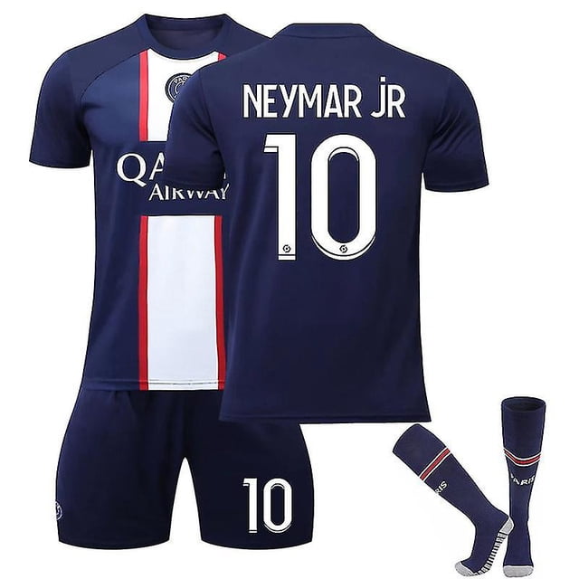 2023-2024 Conjunto de camiseta de fútbol local Kit de entrenamiento de fútbol para adultos y niños-22-23 Neymar jr 10-Niños 24 (130-140 cm) Teléfono móvil Teléfono móvil Accesorios para teléfonos móviles
