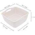 thumbnail image 2 of Cesta portátil para tareas de cocina, material seguro que garantiza la salud familiar, sistema de drenaje eficiente para frutas y verduras (10,4" x 8" x 5,1"), 2 of 4