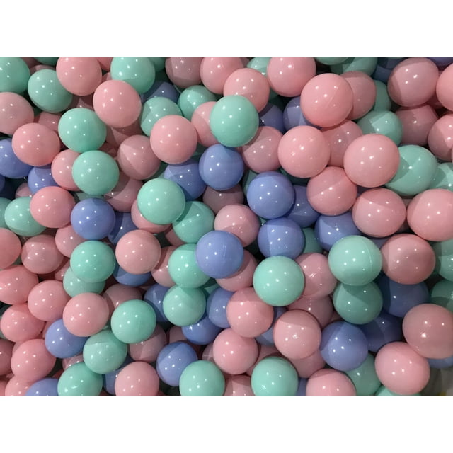 Bolas de océano engrosadas, bolas de olas, parque infantil, piscina de bolas de colores llena de bolas de juguete de plástico PE, 5/7/8 cm, 100 piezas