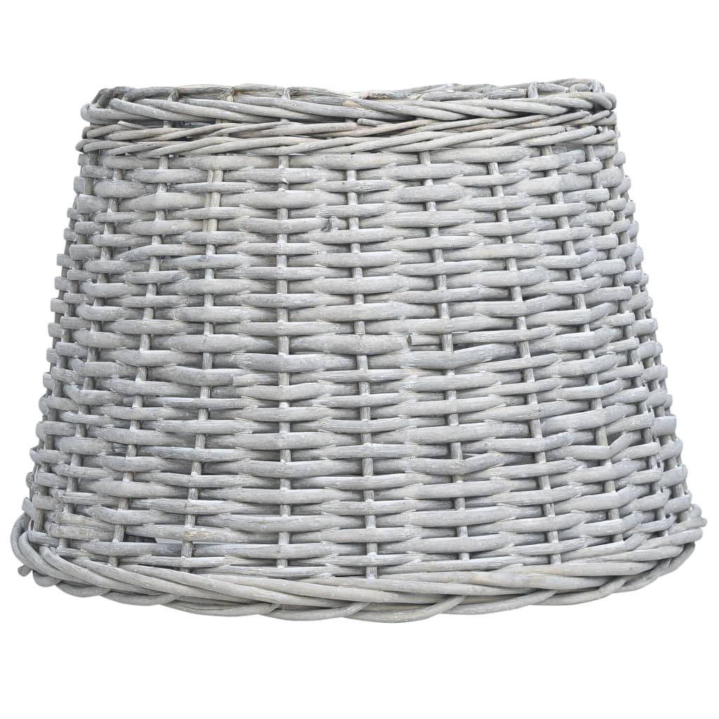 white rattan lamp shade