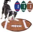 thumbnail image 2 of Dog Snuffle Mat Rugby Nonslip Puppy Puzzle Toy Interactive Feed Game for Indoor, 2 of 10