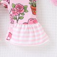 thumbnail image 6 of Kogui Baby Rompers Boy Newborn Baby Girl Romper Infant Fall Winter Clothes Ruffle Sweater Long Sleeve Jumpsuit 0 3 6 9 12 18 Months (Hot Pink,6-12 Months ), 6 of 9