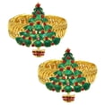 thumbnail image 3 of Shisuyan 2 Pcs Attache de Rideau de Noël Boucle de Rideau à Ressort Attaches de Rideau de Noël pour Rideaux, 3 of 8