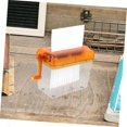 thumbnail image 5 of Manual Shredder Paper Cutting Tool Home Office Shredder Photo Shredder Desktop Paper Shredder Mini Paper Cutter ABS Orange, 5 of 5