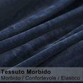 thumbnail image 4 of Funda de cabecero elástica para cabecero -150 cm - para cabecero 140-170 cm (azul marino) JAMW Sencillez, 4 of 5