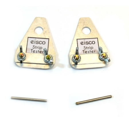 Wing Nut Clamp - Strip Testing Clamps, with Wing Nut Fixings and Attachment Bars - Aluminium - Test for Breaking Strain and Strength - Eisco Labs
