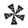thumbnail image 1 of fastboy 5 Pcs Logos Trois Signals Rappellant Panneau Portable Léger Remplacement Universel Plongée Natation Noir, 1 of 1