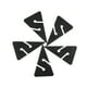 thumbnail image 1 of Wosthever 5 uds Logos geometría tres plástico señal segura que indica pequeño ligero reemplazo de señal bajo el agua Deportes acuáticos Negro, 1 of 6