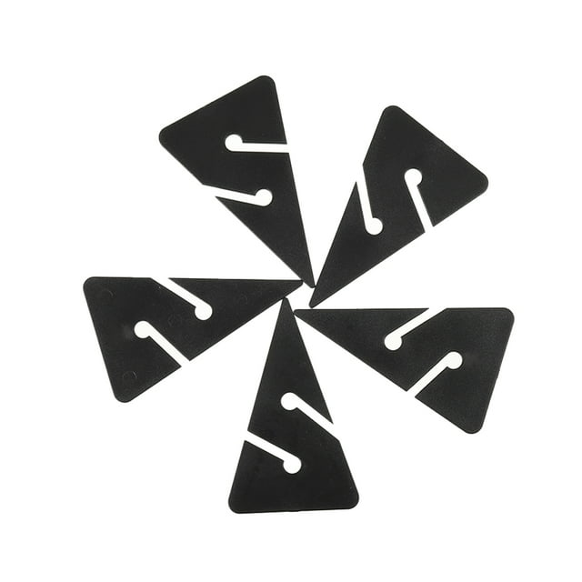 Soidarity 5 uds Logos geometría tres plástico señal segura recordatorio pequeño letrero reemplazo bajo el agua para nadar con esnórquel Deportes acuáticos Negro